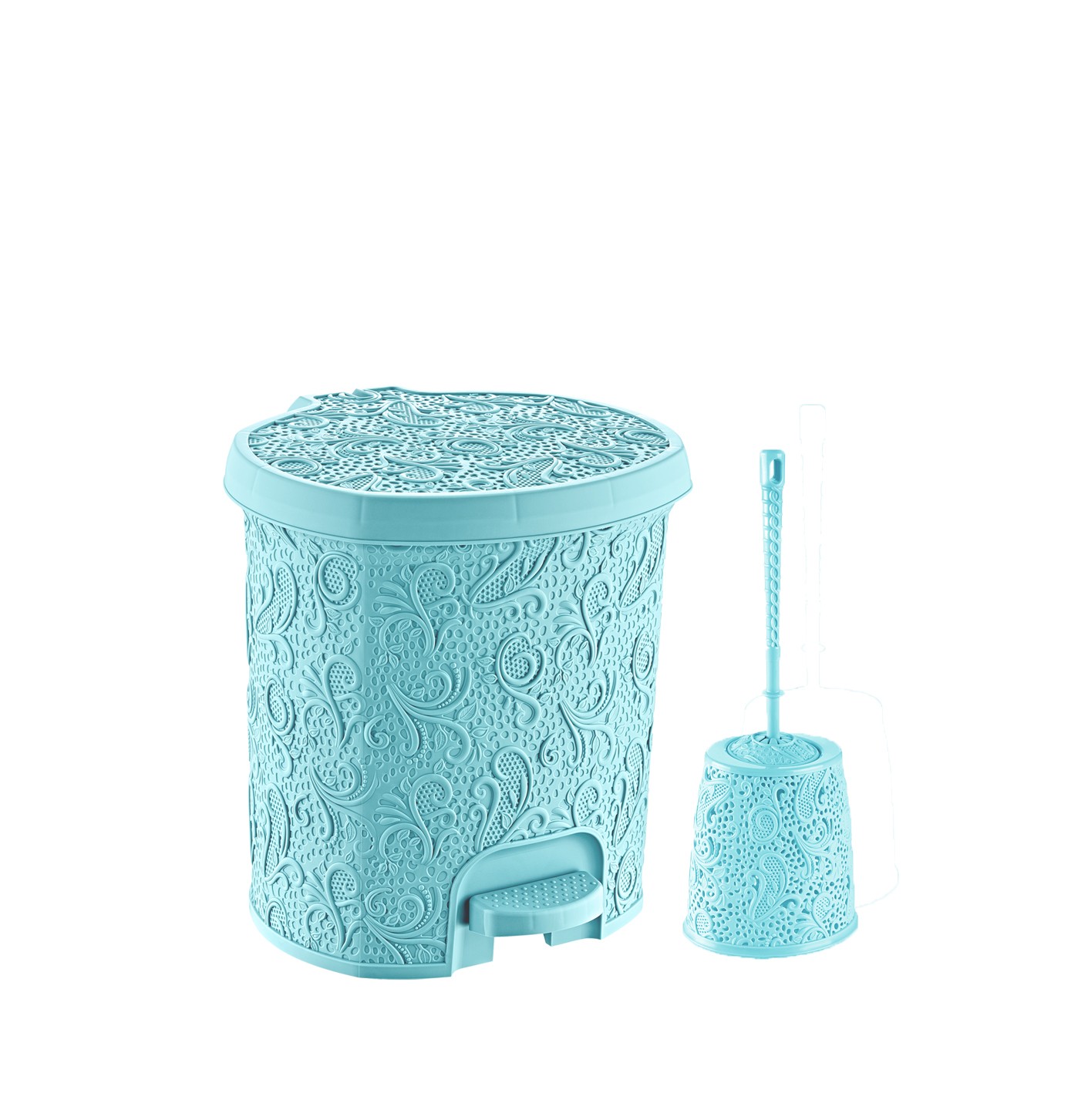 01 1118-2 PCS LACE TOILET SET (5,5LT+EC) L0- W0 -H0    8694064015944