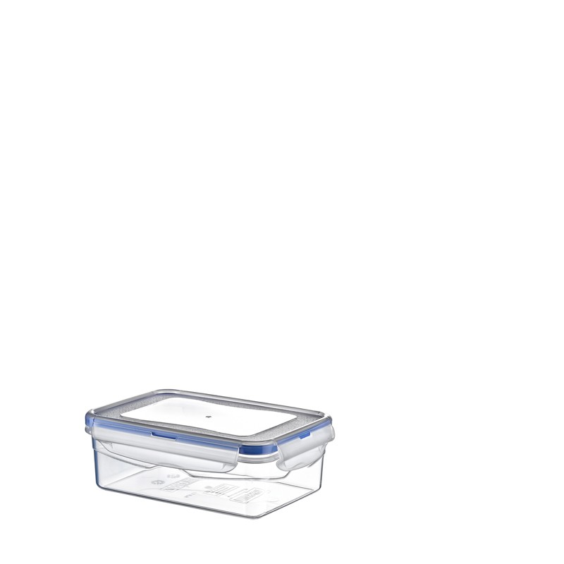 02 1465-800 ML RECTANGLE AIRTIGHT FOOD SAVER BOX     L13	 W18.5	 H6.4