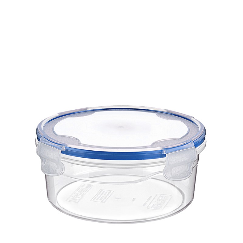 02 1452-1 LT ROUND AIRTIGHT FOOD SAVER BOX        		L17    W	17 H	7