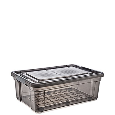 02 1270 -	Clear Black	-	35 LT STORMAX STORAGE BOX WITH WHEEL / ELITE	L40.7	W59.7	H22.5