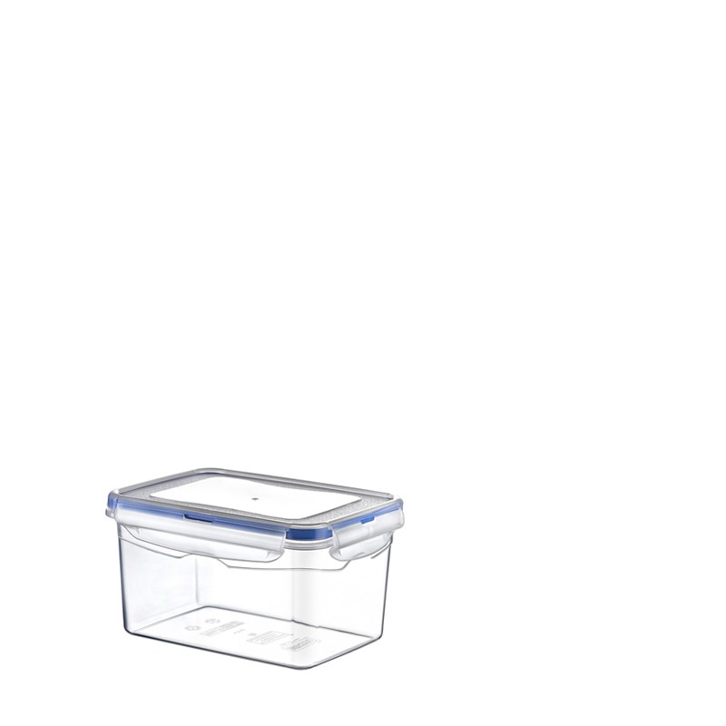 02 1466-1,3 LT RECTANGLE AIRTIGHT FOOD SAVER BOX         	L13	 W18.5	H9.4