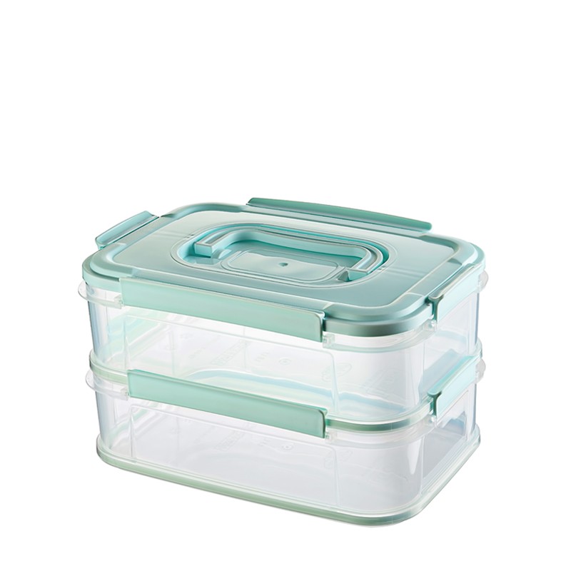 02 1389-SMART DOUBLE LAYER AIRTIGHT STORAGE BOX	L16.5	W23.3	H14