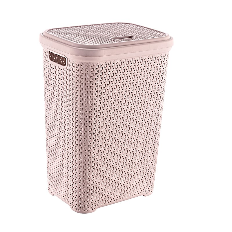 08 1106	-RATTAN LAUNDRY HAMPER   55 LT                        	L34	W44	H57