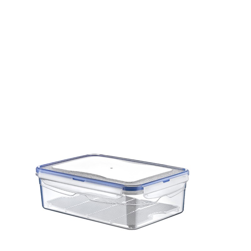 02 1472-2,6 LT RECTANGLE AIRTIGHT FOOD SAVER BOX            	L18	 W25.5	 H8