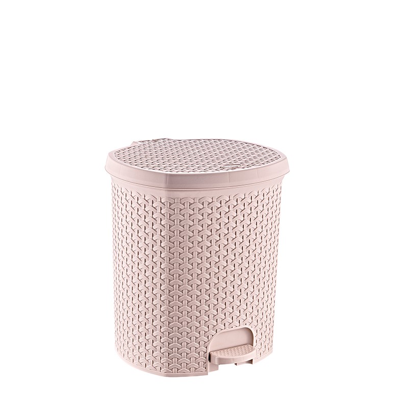 01 1122-RATTAN STEP ON TRASH CAN NO:2 (11,5 LT)- L27.5  -  W29  -   H32.5                      8694064009165